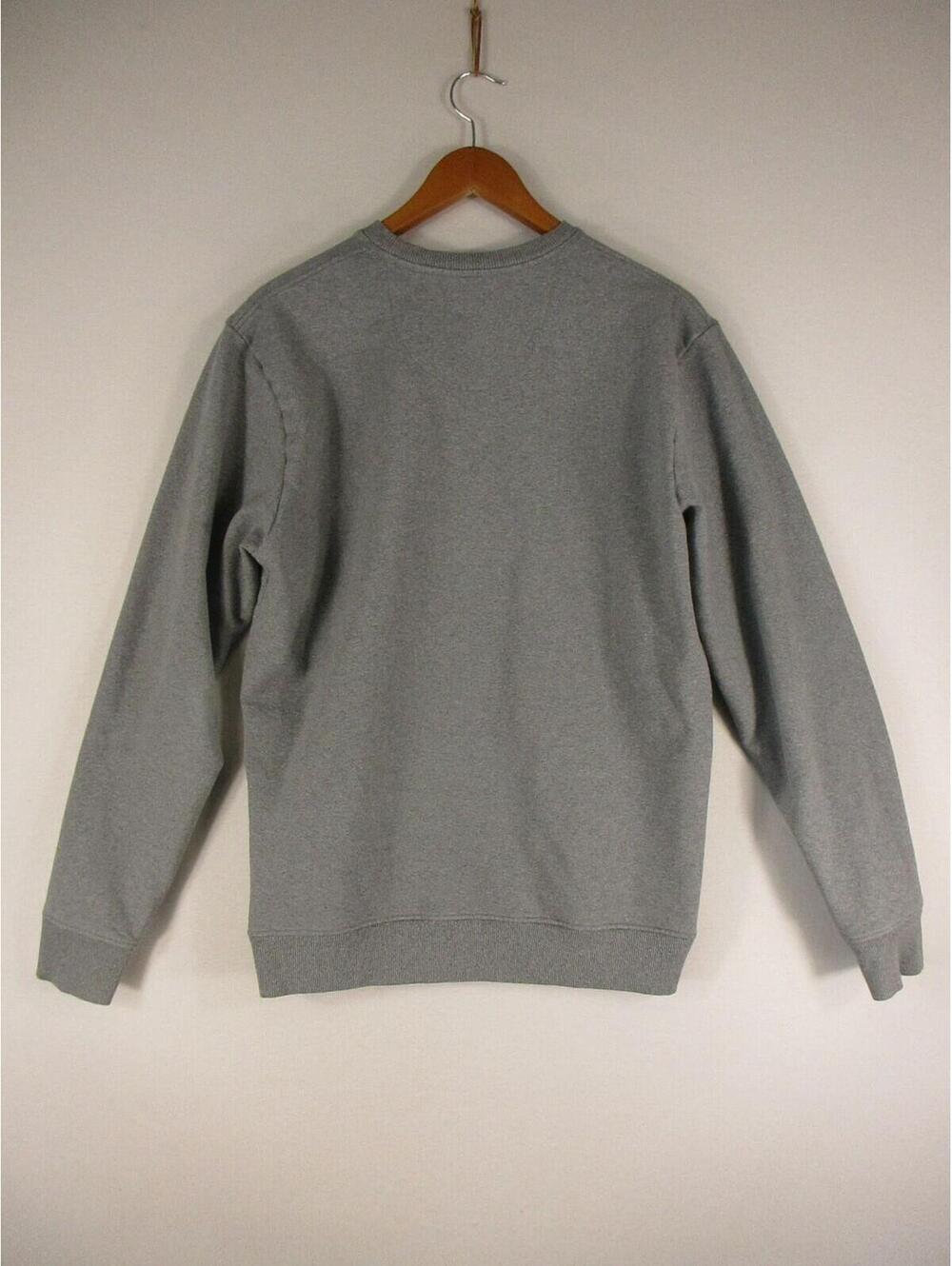 Patagonia Sweatshirt Mens L Gray Crewneck Logo Pullover Regular Fleece Casual - Picture 5 of 6